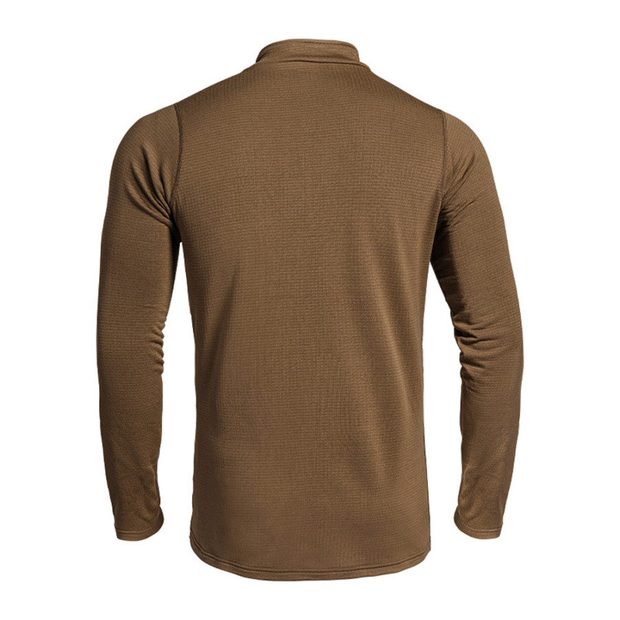 Sweat zippé thermique A10 Equipment THERMO PERFORMER -20°C Tan