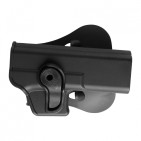 HOLSTER IMI RIGIDE GLOCK 17 POUR DROITIER NOIR