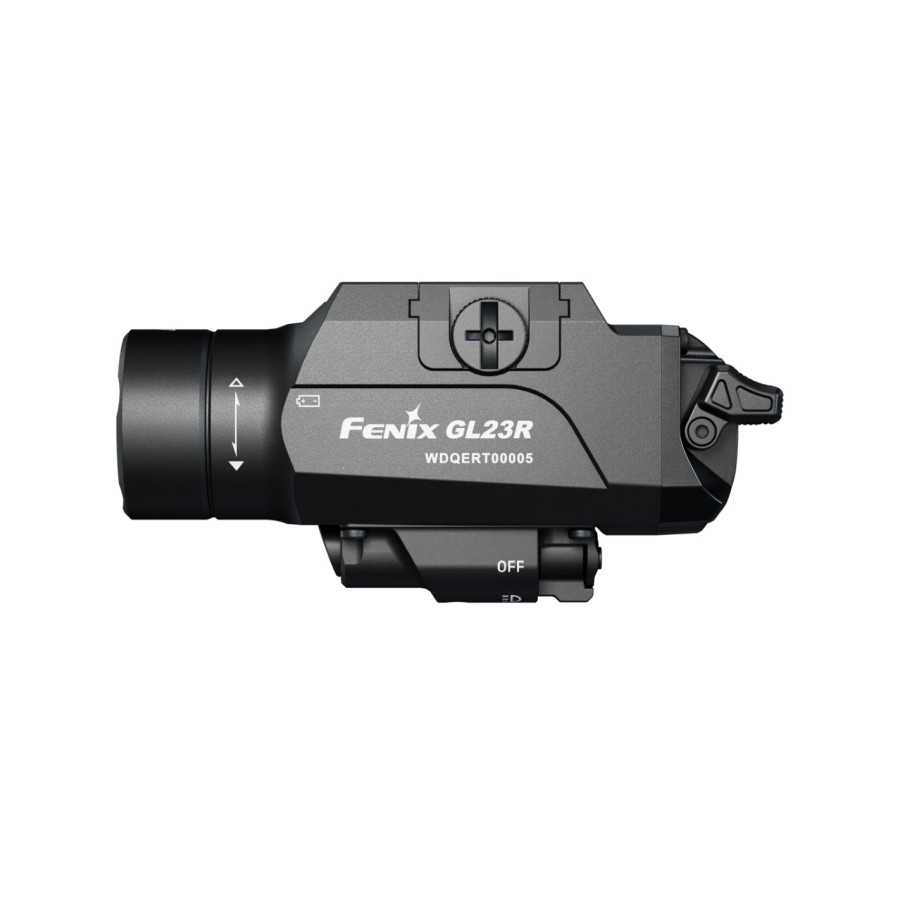 Lampe arme Fenix GL23R 1200 lumens laser vert rechargeable