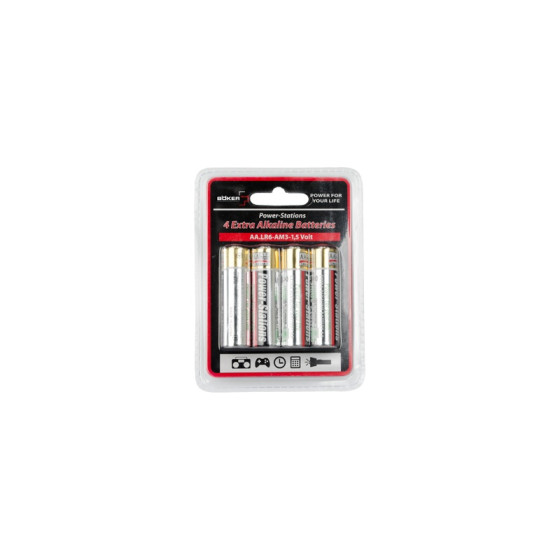 SET DE 4 PILES AA LR6 BOKER PLUS