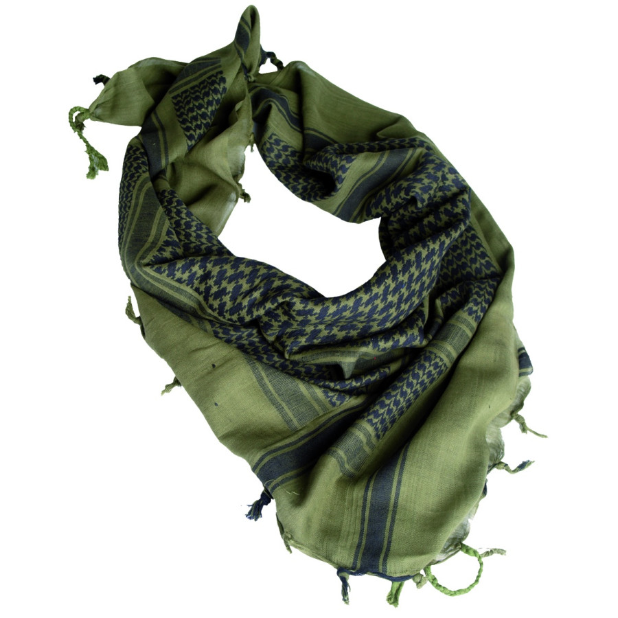 KEFFIEH / SHEMAG MILITAIRE COTON VERT OD KEFFIEH / SHEMAG MILITAIRE COTON VERT OD