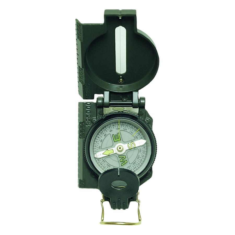 BOUSSOLE MILITAIRE US RANGER METALLIQUE VERT OD BOUSSOLE MILITAIRE US RANGER METALLIQUE VERT OD