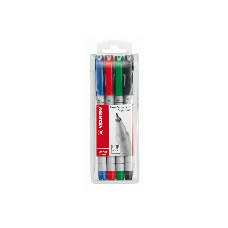 ETUI 4 FEUTRES NON PERMANENTS STABILO ETUI 4 FEUTRES NON PERMANENTS STABILO