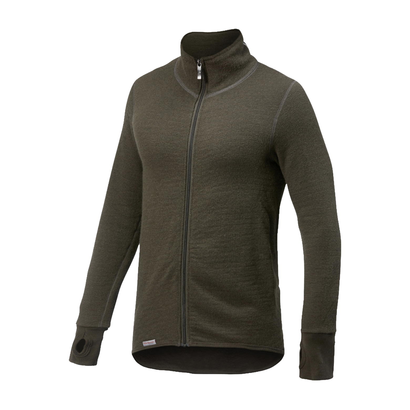 VESTE ZIP WOOLPOWER / ULLFROTTE 600 GRAMMES VERT KAKI